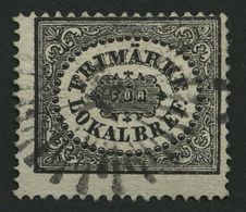 SCHWEDEN 6 O, 1856, 1 Skill. Bco. Schwarz (Facit 6a2), üblich Gezähnt, Pracht, 4000.- Skr. - ... - 1855 Voorfilatelie