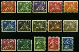 SCHWEDEN 159-73 *, 1924, UPU, Falzrest, Prachtsatz, Facit 5500.- Skr. - ... - 1855 Prephilately