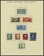 SAMMLUNGEN O, Gestempelter Sammlungsteil Schweiz Von 1931-69 Auf Schaubek Seiten, Meist Prachterhaltung, Mi. Ca. 2000.- - Lotes/Colecciones