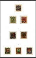 SAMMLUNGEN O, Saubere Gestempelte Sammlung Pro Juventute Von 1915-69 Im MAWIR Album, Bis Auf Mi.Nr. 129 Und Bl. 6 Komple - Collections