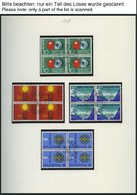 SAMMLUNGEN VB O, Saubere Sammlung Schweiz Viererblocks Von 1967-79 Mit Zentrischen Ersttags-Sonderstempeln, Prachterhalt - Lotti/Collezioni