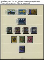 SAMMLUNGEN O, 1968-83, Saubere überkomplette Sammlung Schweiz Im Lindner Falzlosalbum, Prachterhaltung - Lotes/Colecciones