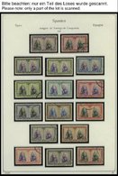 SPANIEN **,o,* , Sammlung Spanien Von 1850-1953 Mit Einigen Mittleren Ausgaben, Fast Nur Prachterhaltung - Used Stamps