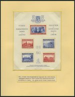 TSCHECHOSLOWAKEI Brief,o,*, **, 1940-48, Interessante Sammlung Mit 27 Bedarfsbelegen, Dabei Feldpost, Zensurbelege, Dazu - Colecciones & Series