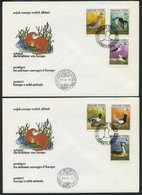 UNGARN 3451-56B,Bl. 146B BRIEF, 1980, Europäische Naturschutzkampagne, Einzelmarken Und Block, Ungezähnt, Auf 3 FDC`s, P - Otros & Sin Clasificación