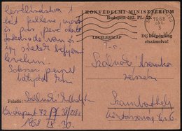 UNGARN 1968, Portofreie Feldpostkarte Eines In Der Tschechoslowakei Eingesetzten Ungarischen Soldaten, über Das Postfach - Autres & Non Classés