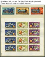 SAMMLUNGEN, LOTS O, 1970-76, Wohl Kompletter Sammlungsteil Auf Seiten, Prachterhaltung - Collections