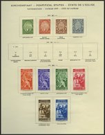 VATIKAN *, O, Sammlungsteil Vatikan Bis 1939 Mit Nr. 1-15 Gestempelt, 17-20 *, 45-50 *, 67-72 * Und P 1-6 *, Prachterhal - Other & Unclassified