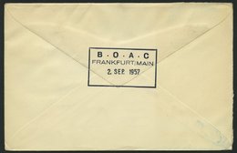 LIBANON 559,565 BRIEF, 1957, B.O.A.C. Erstflug London-Colombo, Brief Nach Frankfurt, Pracht - Líbano