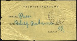 NIEDERLÄNDISCH-INDIEN 1948, Feldpost-Vorbindezettel Für Feldpostsendungen Von Soerabaja Nach Batavia Mit Entsprechendem - Nederlands-Indië