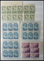 SAMMUNGEN, LOTS **,* , 1922-64, Umfangreiche Sammlung Verschiedener Werte Mit Plattennummern In Unterschiedlichen Einhei - Collections