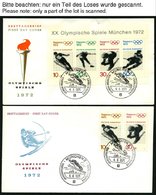 SLG., LOTS DEUTSCHLAND Wohl Komplette Sammlung FDC Bund/Berlin Von 1971-95 In 11 Ersttagesbrief-Alben In Schubern, über - Collections