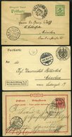 SLG., LOTS DEUTSCHLAND 1887-1925, Interessante Partie Von 74 Ganzsachen Von Bayern Und Dt. Reich, Besichtigen! - Sammlungen