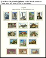 EUROPA UNION **, 1978, Baudenkmäler, Kompletter Jahrgang, Pracht, Mi. 150.30 - Collections