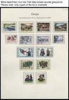 EUROPA UNION O, 1981/2, Folklore Und Historische Ereignisse, 2 Komplette Jahrgänge, Pracht, Mi. 151.80 - Colecciones