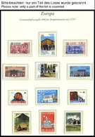 EUROPA UNION **, 1990, Postalische Einrichtungen, Kompletter Jahrgang, Pracht, Mi. 219.- - Colecciones