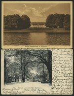 DEUTSCHLAND ETC. Schloss LOUISENLUND An Der Schlei, 6 Verschiedene Ansichtskarten Aus Den Jahren 1899-1932 - Other & Unclassified