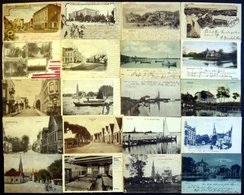 DEUTSCHLAND ETC. SCHLESWIG, 60 Verschiedene Ansichtskarten, Dabei Seltene Motive Und Farbige Karten - Autres & Non Classés