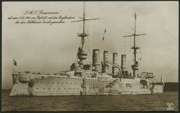 ALTE POSTKARTEN - SCHIFFE KAISERL. MARINE BIS 1918 S.M.S. Gneisenau, Eine Ungebrauchte Karte - Guerra