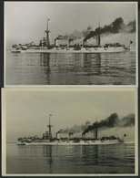 ALTE POSTKARTEN - SCHIFFE KAISERL. MARINE S.M.S. Kaiserin Augusta, 2 Ungebrauchte Karten - Warships