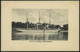 ALTE POSTKARTEN - SCHIFFE KAISERL. MARINE S.M.S. Loreley, Stationsyacht, Ungebrauchte Karte - Warships