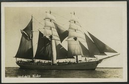 ALTE POSTKARTEN - SCHIFFE KAISERL. MARINE BIS 1918 Schulschiff Niobe, Ungebrauchte Karte - Warships