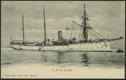 ALTE POSTKARTEN - SCHIFFE KAISERL. MARINE S.M.S. Sperber, Ungebrauchte Karte - Warships