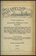 PHIL. LITERATUR Der Philatelist, Vol. XVII-XVIII, Vereins-Zeitungen Des Philatelisten-Vereins Dresden, 1896-1897, Gebund - Philately And Postal History