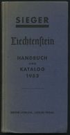 PHIL. LITERATUR Liechtenstein - Handbuch Und Katalog 1953, 3. Auflage, Sieger, 271 Seiten, Gebunden - Philatélie Et Histoire Postale