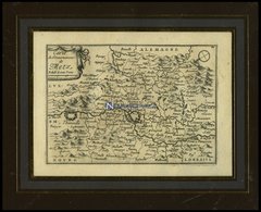 Metz, Plan Mit Umgebungskarte, Kupferstich Von Beaulieu Um 1660 - Autres & Non Classés