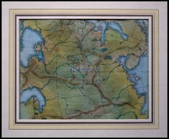 Generalkarte, Blindkarte, Kolorierter Kupferstich Von Güssefeld, Weimar 1803 - Altri & Non Classificati