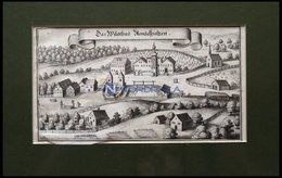 BAD ADELHOLZEN/OBERB., Gesamtansicht, Kupferstich Von Merian Um 1645 - Litografía