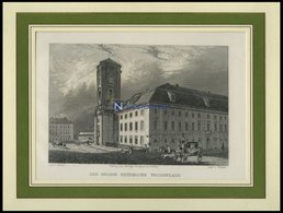 BERLIN: Das Große Friedrichs Waisenhaus, Stahlstich Von Klose/Findenum 1833 - Litografia