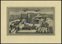 NEUHAUS/INN: Kloster Vornbach, Kupferstich Von Ertl, 1687 - Lithographies