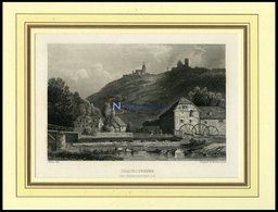 REMIGIUSBERG Vom Theisbergsteeg Aus, Stahlstich Von Verhas/Frommel/Winkles Um 1840 - Litografía