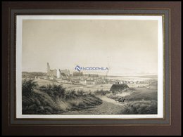 KOLDING (Kolding), Gesamtansicht, Lithographie Mit Tonplatte Von Alexander Nay Bei Emil Baerentzen, 1856 - Litografia