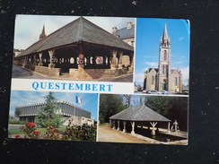 QUESTEMBERT - MORBIHAN BRETAGNE - LES HALLES EGLISE HOTEL DE VILLE VIEUX LAVOIR - Questembert