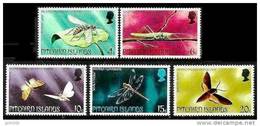 PITCAIRN Papillons, Butterflies, Mariposas, Yvert N° 149/53 Neuf Sans Charniere. MNH. PERFORATE - Butterflies