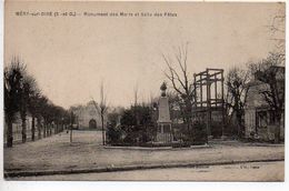 Méry Sur Oise : Monument Des Morts Et Salle Des Fêtes - Mery Sur Oise