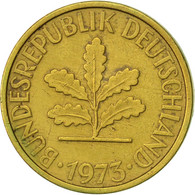 Monnaie, République Fédérale Allemande, 5 Pfennig, 1973, Munich, TTB+, Brass - 5 Pfennig