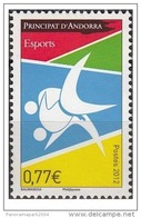 ANDORRE PRINCIPAT ANDORRA 2012 SPORT SPORTS ESPORTS JUDO JEUX OLYMPIQUES OLYMPIC GAMES LONDON OLYMPIA OLYMPISCHE SPIELE - Unused Stamps