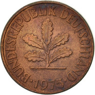 Monnaie, République Fédérale Allemande, 2 Pfennig, 1975, Karlsruhe, TTB - 2 Pfennig