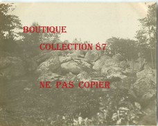 77 - LA CHAPELLE La REINE - ROCHERS Dans La FORET - PHOTOGRAPHIE De 1911 < VOIR DESCRIPTION - La Chapelle La Reine