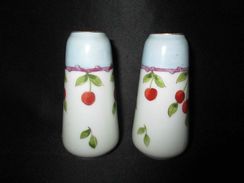 Ancienne Paire Vase Miniature Poupée Jeux Jouet Limoges J G Et Cie Début XX ème - Jouets Anciens