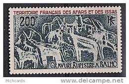 Timbre (Territoire Francais) AFARS ET ISSAS 1974 - Gravure Rupestre A Balho (Animaux) - Neuf Sans Charniere (Yver A100) - Unused Stamps