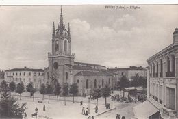 Cp , 42 , FEURS , L'Église - Feurs