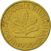 Monnaie, République Fédérale Allemande, 10 Pfennig, 1993, Berlin, TTB+, Brass - 10 Pfennig