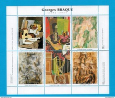 TIMBRES  STAMP VIGNETTE De COLLECTION POUR LES  MUSEES     GEORGES  BRAQUE - Sammlungen