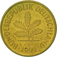 Monnaie, République Fédérale Allemande, 5 Pfennig, 1991, Karlsruhe, SUP - 5 Pfennig