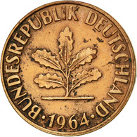 Monnaie, République Fédérale Allemande, 2 Pfennig, 1964, Karlsruhe, TTB+ - 2 Pfennig
